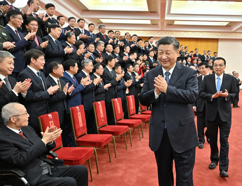 中共中央国务院隆重举行国家科学技术奖励大会 习近平出席大会并为最高奖获得者等颁奖 李克强讲话 王沪宁出席 韩正主持「相关图片」