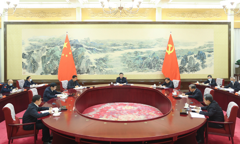 中共中央政治局召开专题民主生活会强调
弘扬伟大建党精神坚持党的百年奋斗历史经验
增加历史自信增进团结统一增强斗争精神
中共中央总书记习近平主持会议并发表重要讲话「相关图片」
