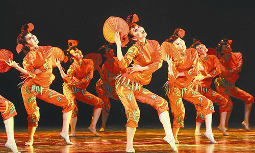 汉族民间舞蹈 《乖幺妹》在上海城市剧院演出