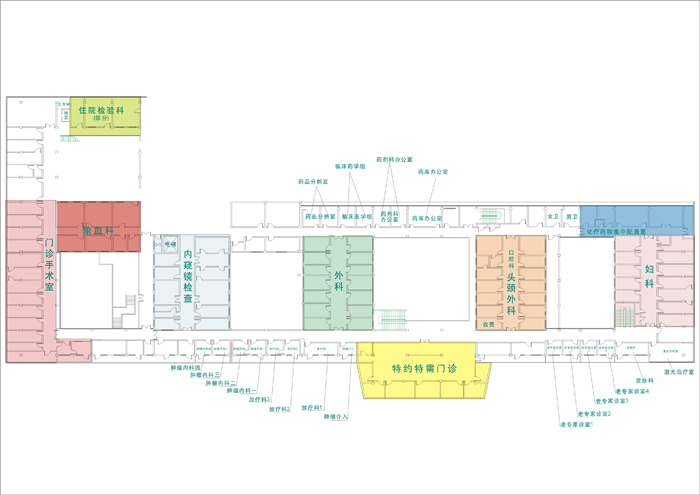 四川省肿瘤医院门诊布点图