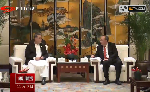 尹力会见阿富汗第二副总统穆罕默德·萨尔瓦尔·丹尼什 尹力会见阿富汗第二副总统穆罕默德·萨尔瓦尔·丹尼什