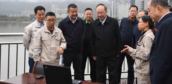 尹力赴雅安市调研河长制湖长制工作推进落实情况 <br>保护好水环境用好水资源 <br>推动绿色发展高质量发展