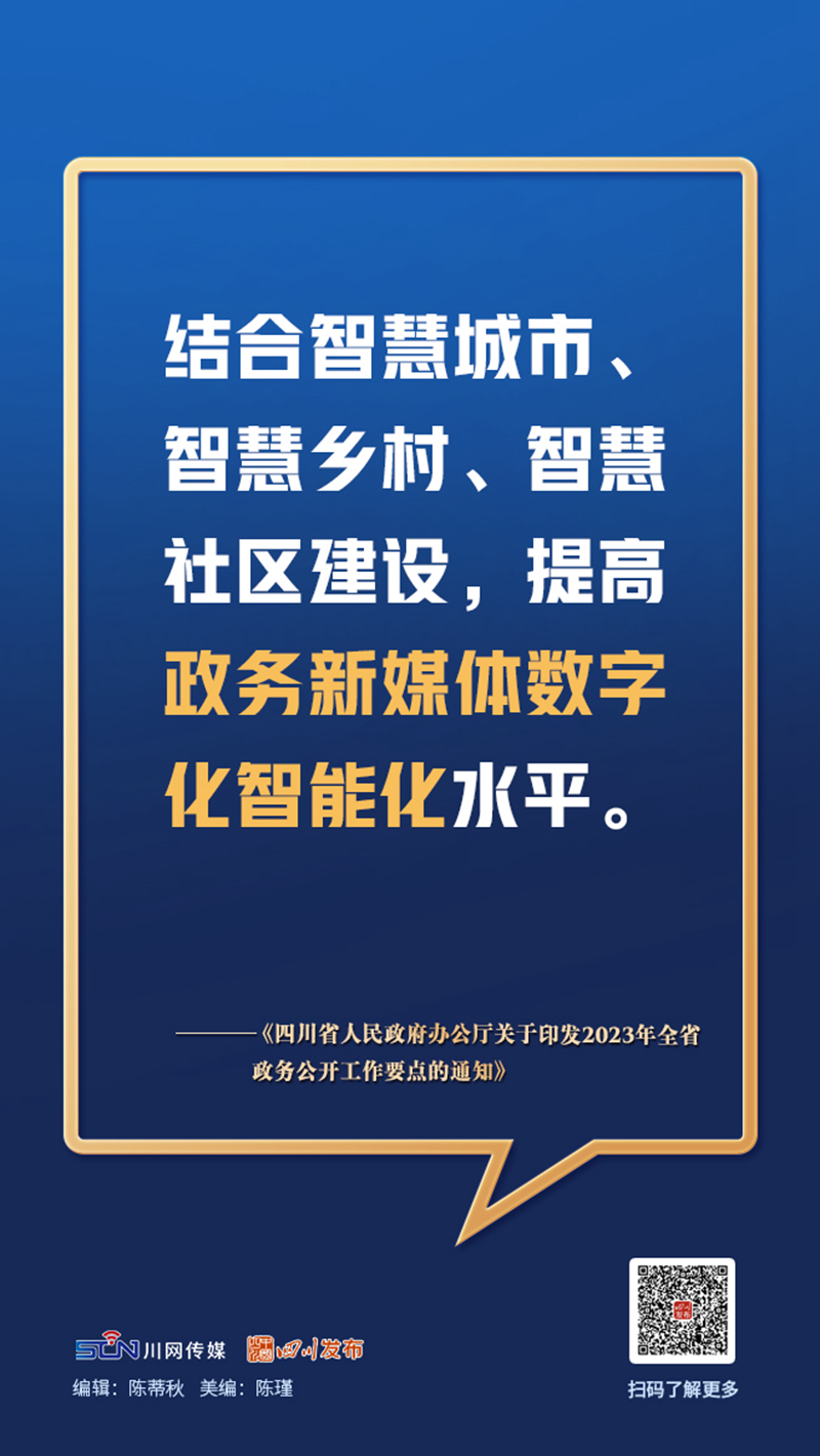 画图点今 | 9张海报速览！四川省2023年政务公开工作这样干「相关图片」