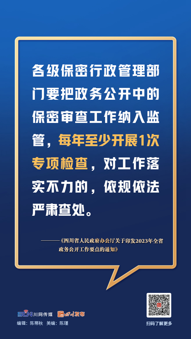 画图点今 | 9张海报速览！四川省2023年政务公开工作这样干「相关图片」