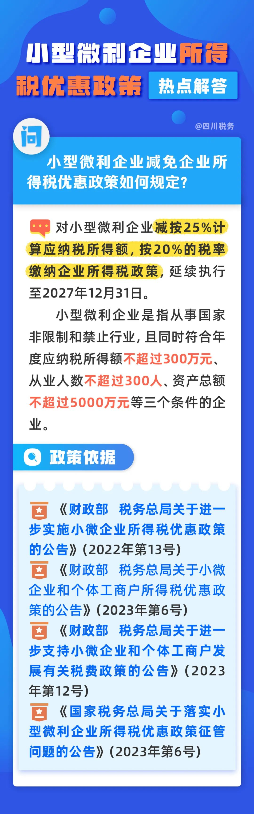 小微企业最新优惠政策