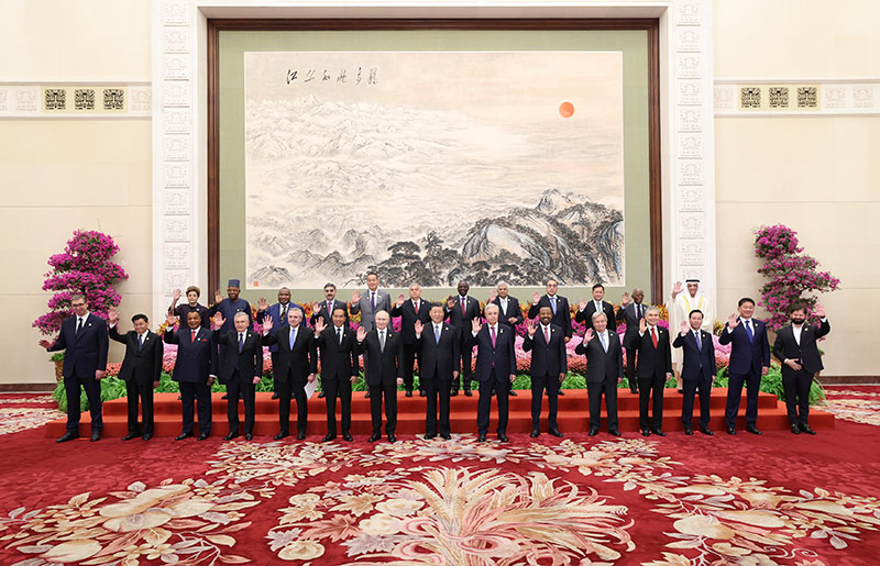 习近平出席第三届“一带一路”国际合作高峰论坛开幕式并发表主旨演讲「相关图片」