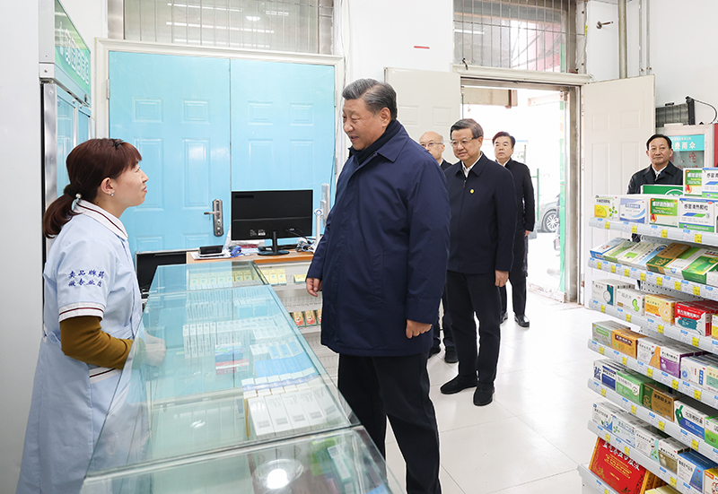习近平在北京河北考察灾后恢复重建工作「相关图片」