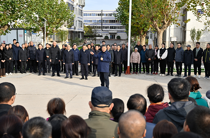 习近平在北京河北考察灾后恢复重建工作「相关图片」