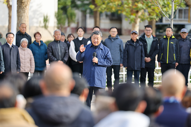 习近平在北京河北考察灾后恢复重建工作「相关图片」