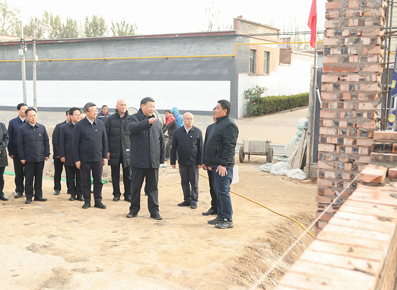 习近平在北京河北考察灾后恢复重建工作「相关图片」