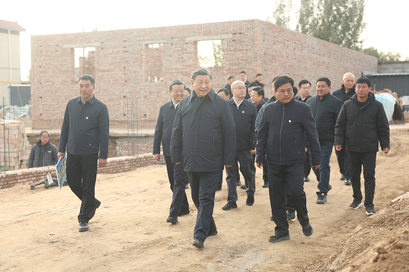 习近平在北京河北考察灾后恢复重建工作「相关图片」