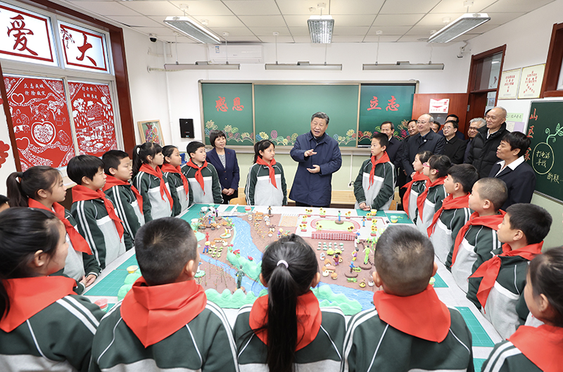 习近平在北京河北考察灾后恢复重建工作「相关图片」