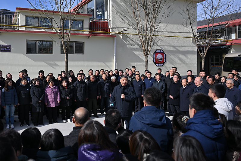 习近平在北京河北考察灾后恢复重建工作「相关图片」