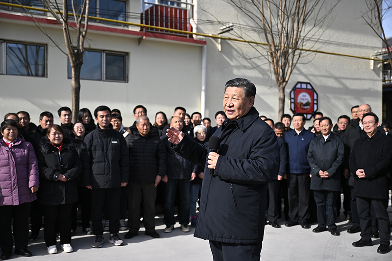 习近平在北京河北考察灾后恢复重建工作「相关图片」
