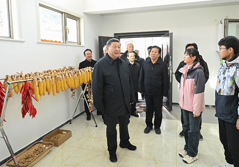习近平在北京河北考察灾后恢复重建工作「相关图片」