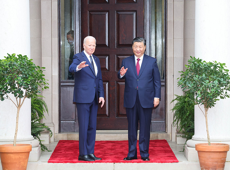 习近平同美国总统拜登举行中美元首会晤「相关图片」