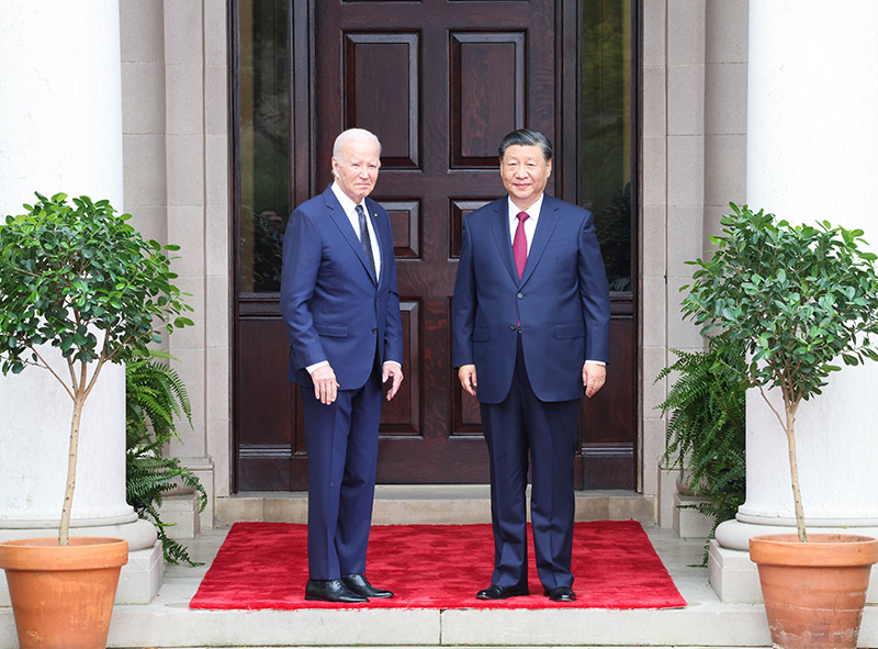 习近平同美国总统拜登举行中美元首会晤「相关图片」