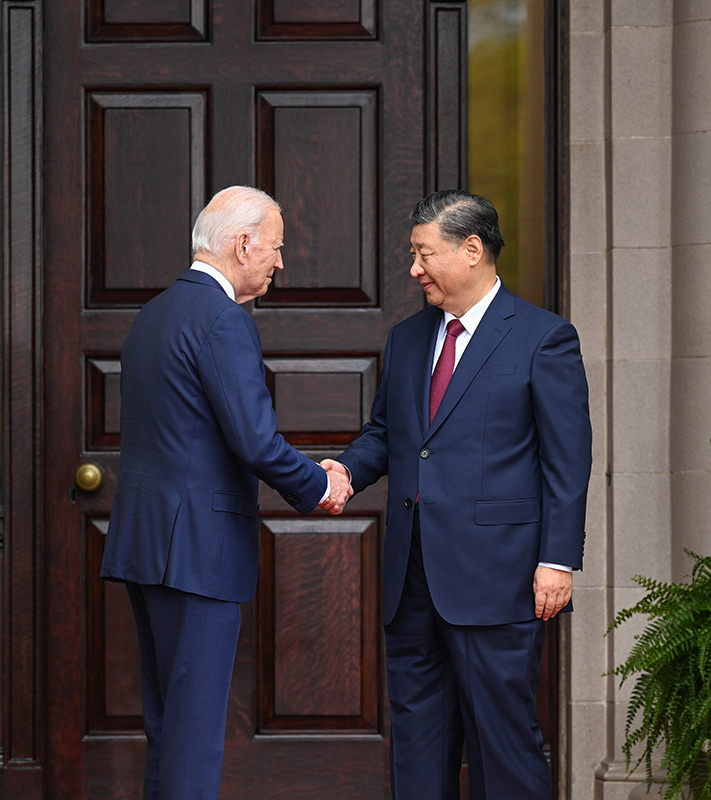 习近平同美国总统拜登举行中美元首会晤「相关图片」