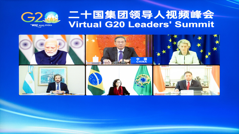 李强出席二十国集团领导人视频峰会并发表讲话「相关图片」