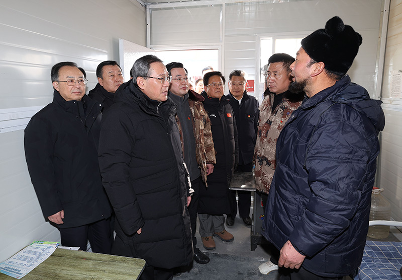 李强在甘肃、青海地震灾区检查指导受灾群众过冬安置和灾后恢复重建等工作「相关图片」