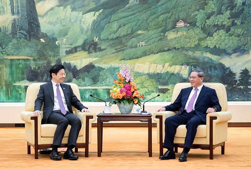 李强会见新加坡副总理兼财政部长黄循财「相关图片」