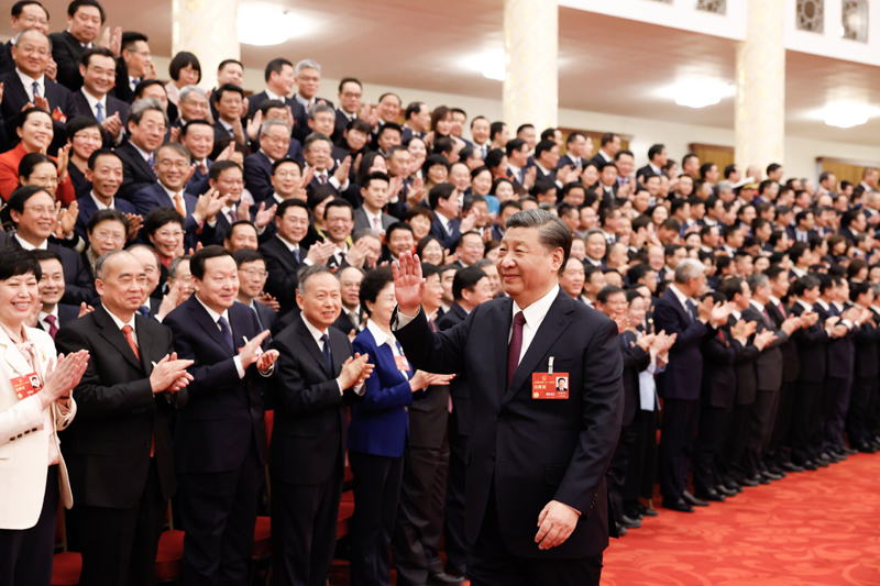 十四届全国人大一次会议在京闭幕「相关图片」
