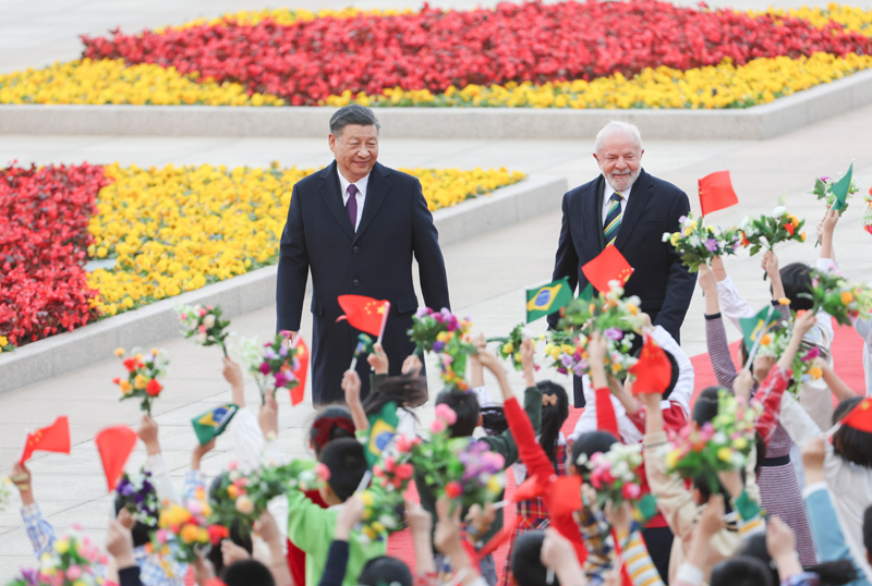 习近平同巴西总统卢拉举行会谈「相关图片」