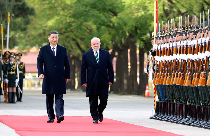 习近平同巴西总统卢拉举行会谈「相关图片」