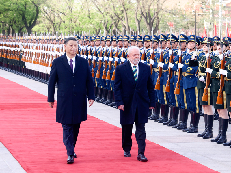 习近平同巴西总统卢拉举行会谈「相关图片」