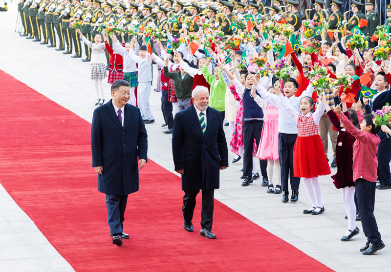 习近平同巴西总统卢拉举行会谈「相关图片」