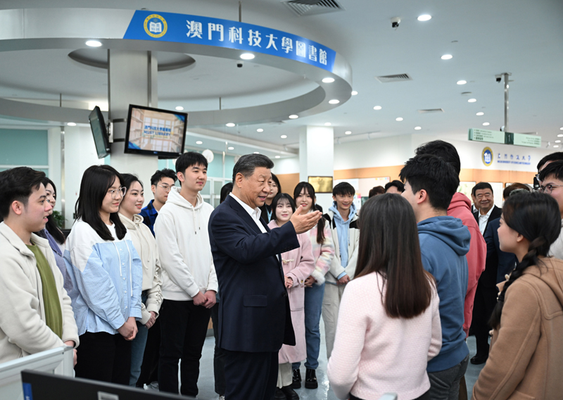 習(xí)近平考察澳門科技大學(xué)「相關(guān)圖片」