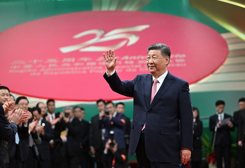 庆祝澳门回归祖国25周年大会暨澳门特别行政区第六届政府就职典礼隆重举行 
习近平出席并发表重要讲话「相关图片」