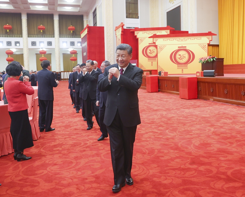 中共中央国务院举行春节团拜会 习近平发表讲话「相关图片」