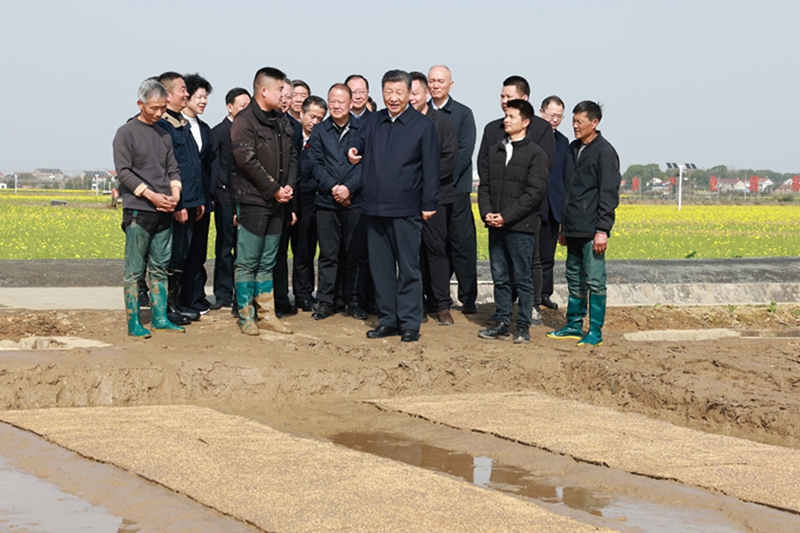 习近平在湖南考察时强调
坚持改革创新求真务实
奋力谱写中国式现代化湖南篇章
蔡奇陪同考察「相关图片」