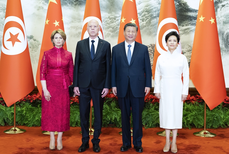 習(xí)近平同突尼斯總統(tǒng)賽義德會談「相關(guān)圖片」