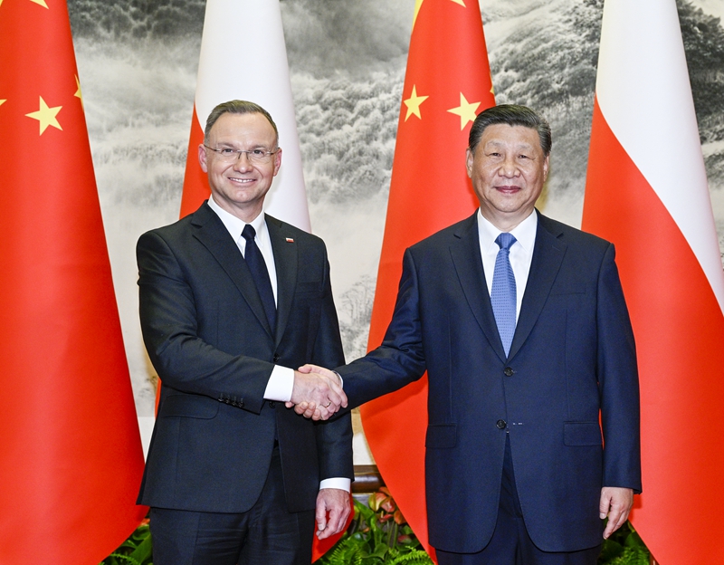 習(xí)近平同波蘭總統(tǒng)杜達(dá)會(huì)談「相關(guān)圖片」