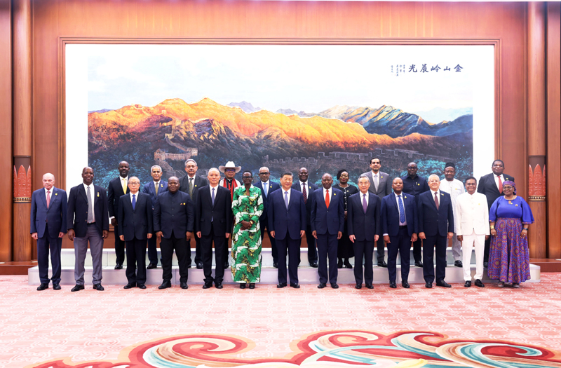 习近平会见出席全国人大加入各国议会联盟40周年纪念活动暨发展中国家议员研讨班外方议会领导人「相关图片」