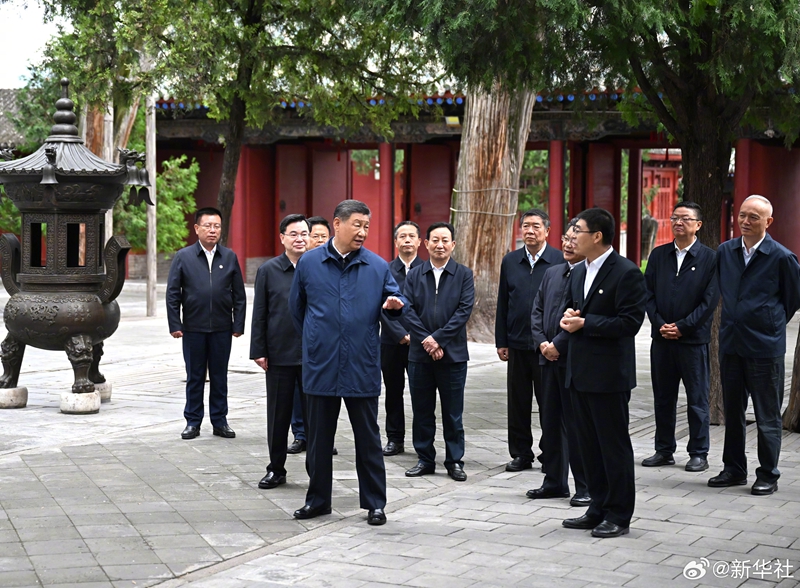 習(xí)近平在陜西寶雞市和甘肅天水市考察調(diào)研「相關(guān)圖片」