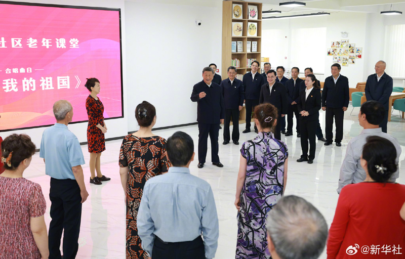 习近平在甘肃兰州市考察调研「相关图片」