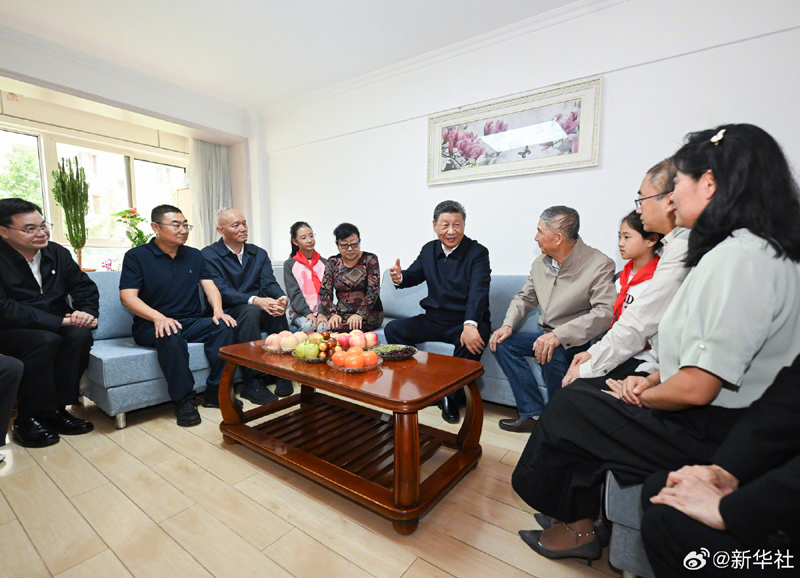 习近平在甘肃兰州市考察调研「相关图片」