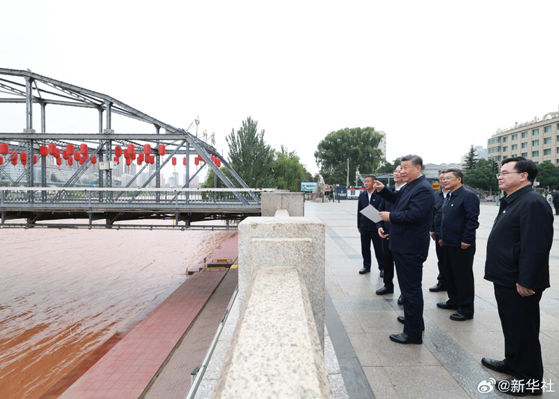 习近平在甘肃兰州市考察调研「相关图片」