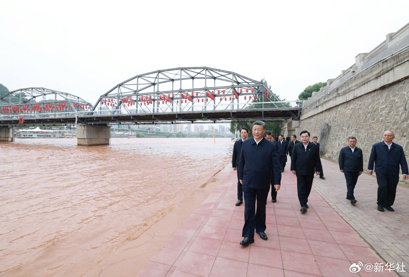 习近平在甘肃兰州市考察调研「相关图片」