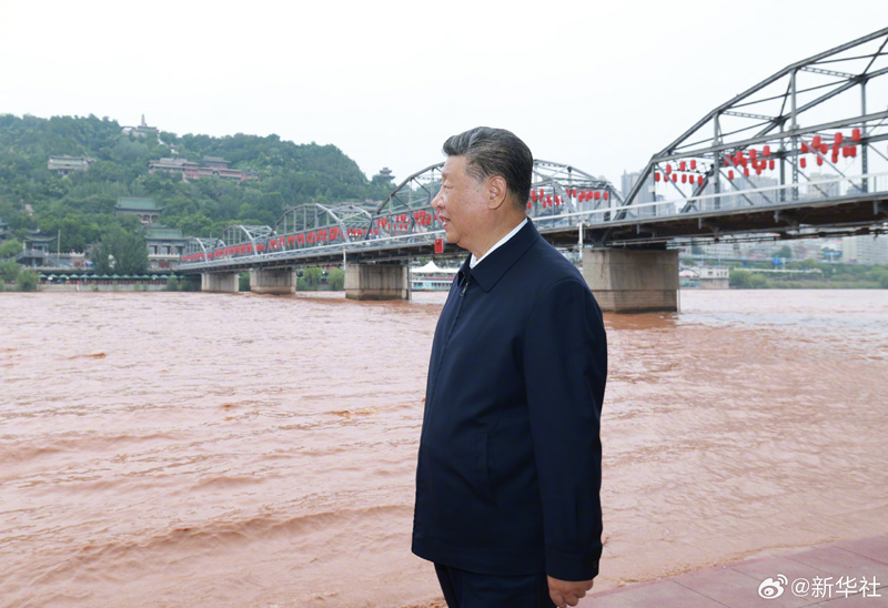习近平在甘肃兰州市考察调研「相关图片」