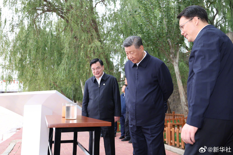习近平在甘肃兰州市考察调研「相关图片」