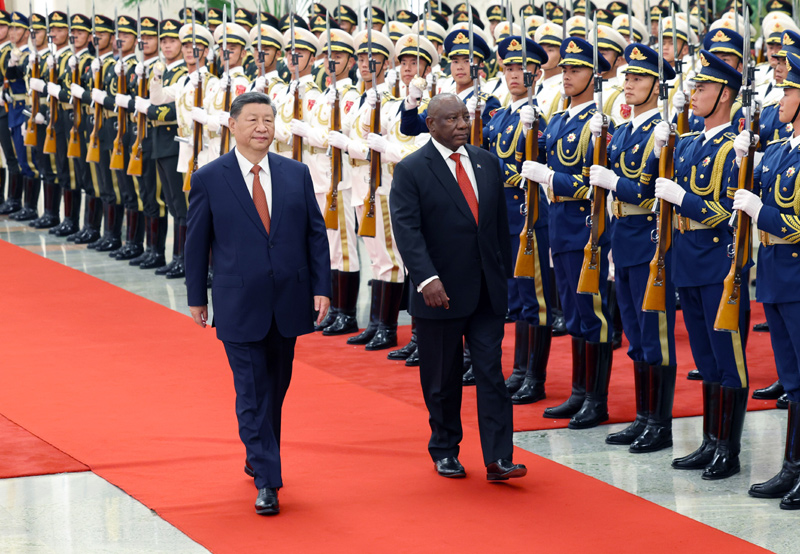习近平同南非总统拉马福萨会谈「相关图片」