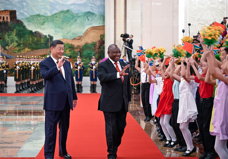 习近平同南非总统拉马福萨会谈「相关图片」