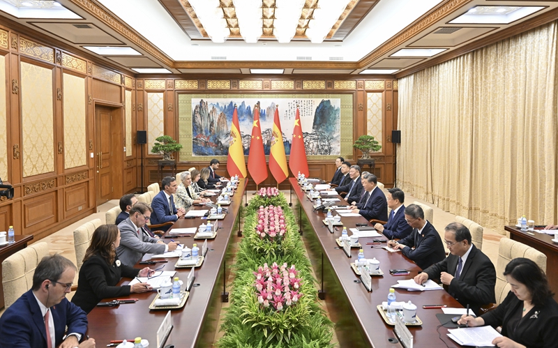 習(xí)近平會(huì)見(jiàn)西班牙首相桑切斯「相關(guān)圖片」
