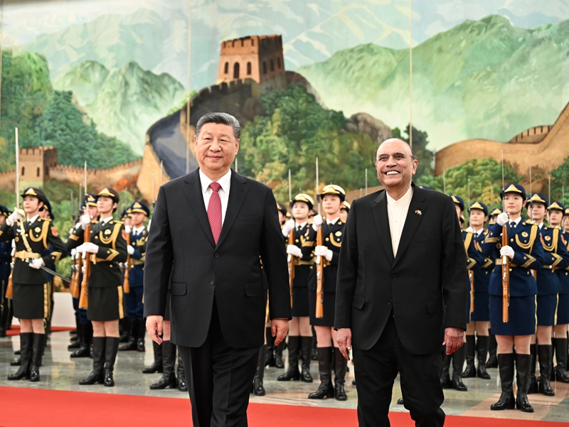 习近平同巴基斯坦总统扎尔达里会谈「相关图片」