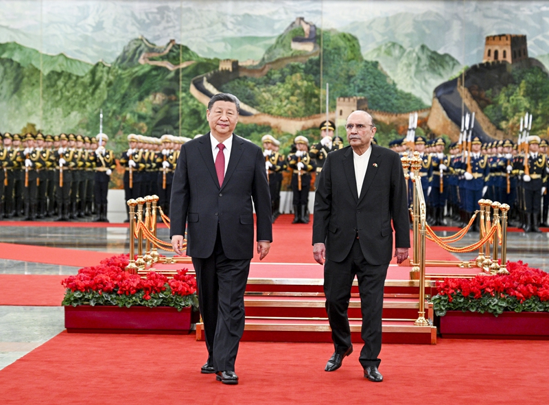 习近平同巴基斯坦总统扎尔达里会谈「相关图片」