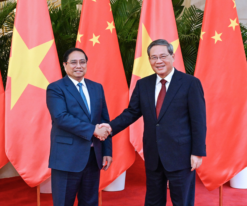 李強(qiáng)會見越南總理范明政「相關(guān)圖片」